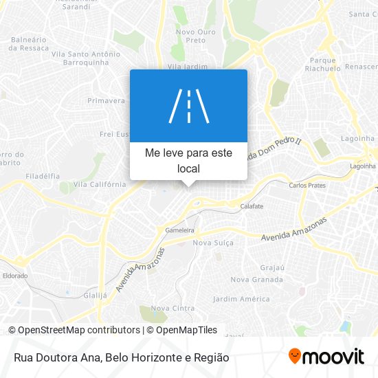 Rua Doutora Ana mapa