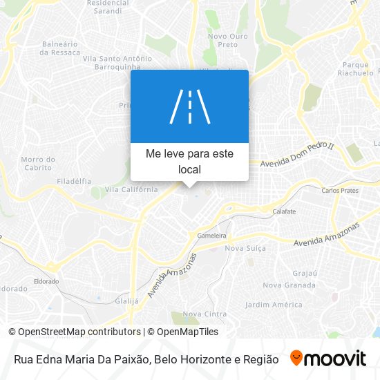 Rua Edna Maria Da Paixão mapa