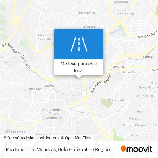 Rua Emílio De Menezes mapa