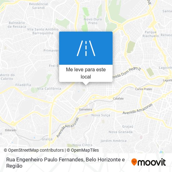 Rua Engenheiro Paulo Fernandes mapa