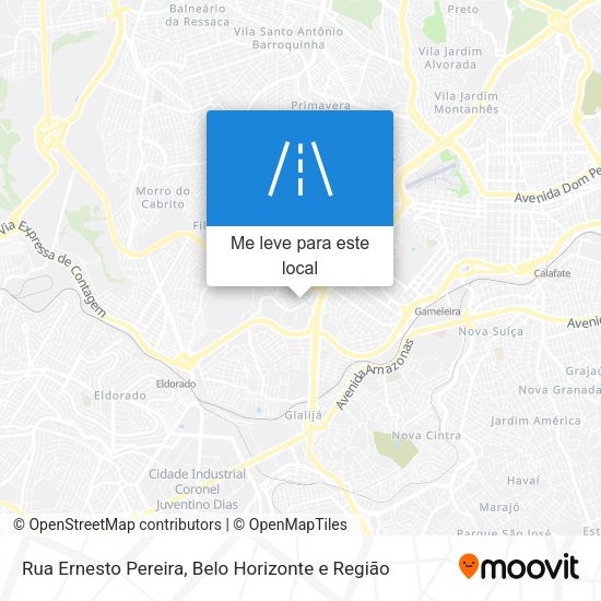 Rua Ernesto Pereira mapa