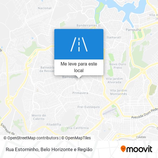 Rua Estorninho mapa