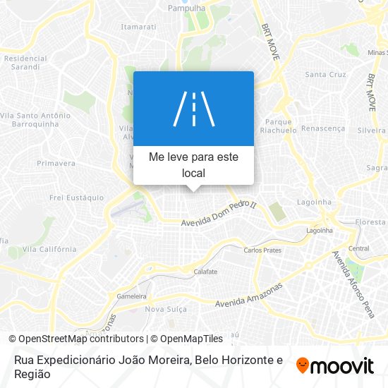 Rua Expedicionário João Moreira mapa