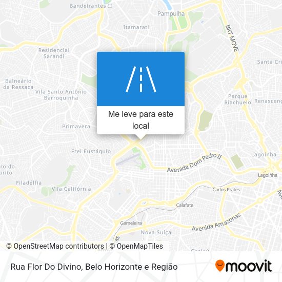 Rua Flor Do Divino mapa