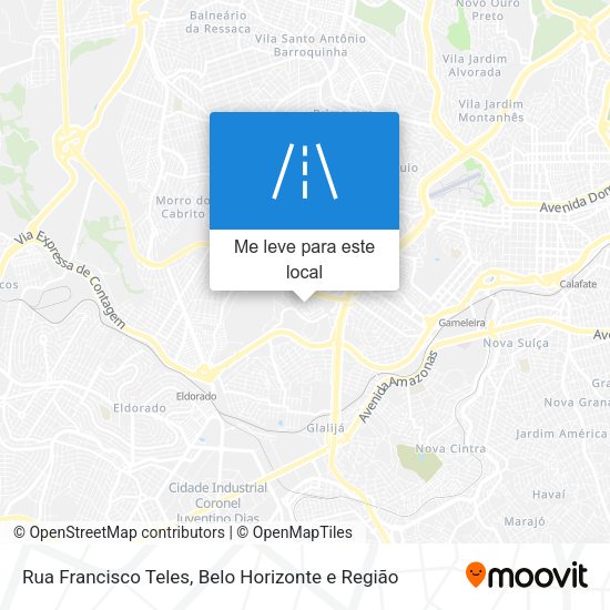 Rua Francisco Teles mapa