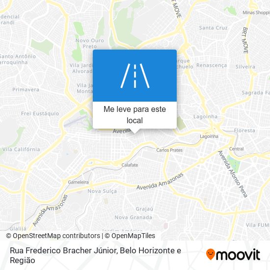 Rua Frederico Bracher Júnior mapa