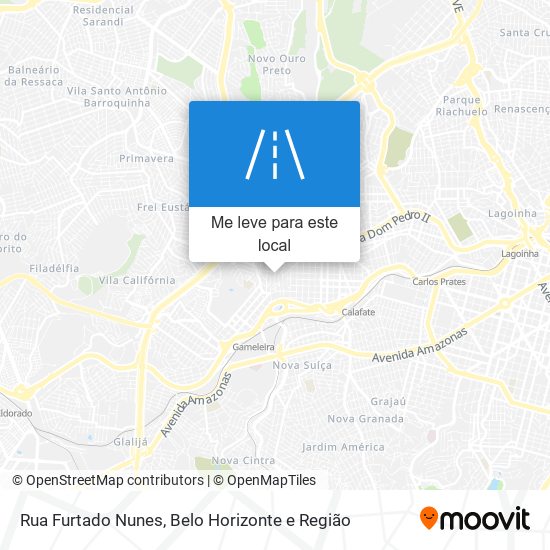 Rua Furtado Nunes mapa