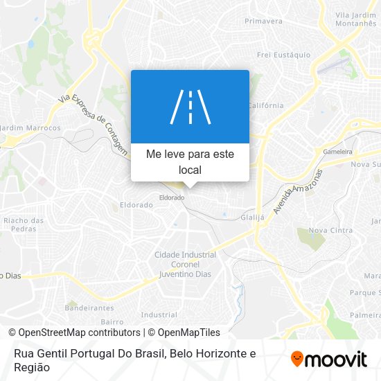 Rua Gentil Portugal Do Brasil mapa