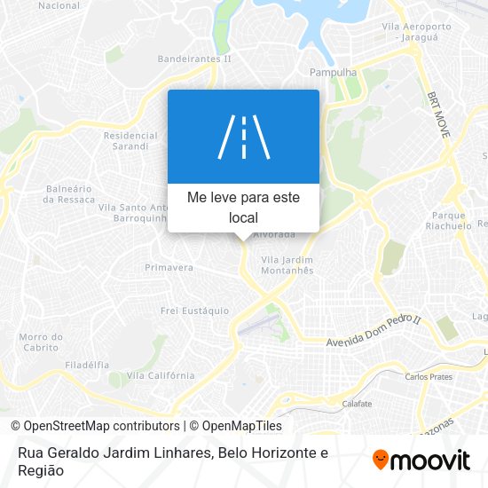 Rua Geraldo Jardim Linhares mapa