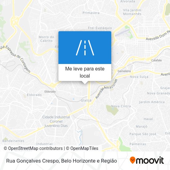 Rua Gonçalves Crespo mapa