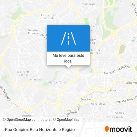 Rua Guapira mapa