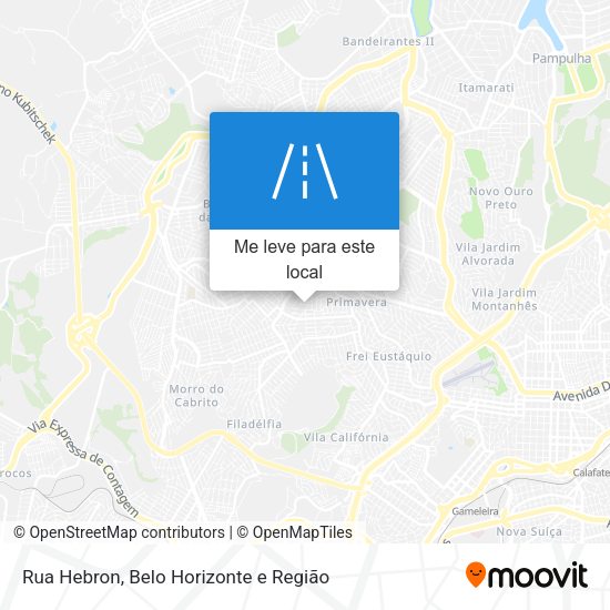 Rua Hebron mapa