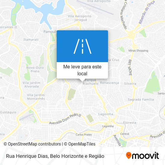 Rua Henrique Dias mapa