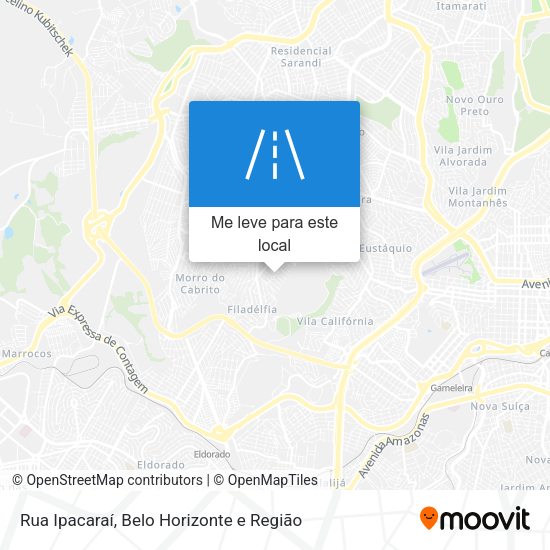 Rua Ipacaraí mapa