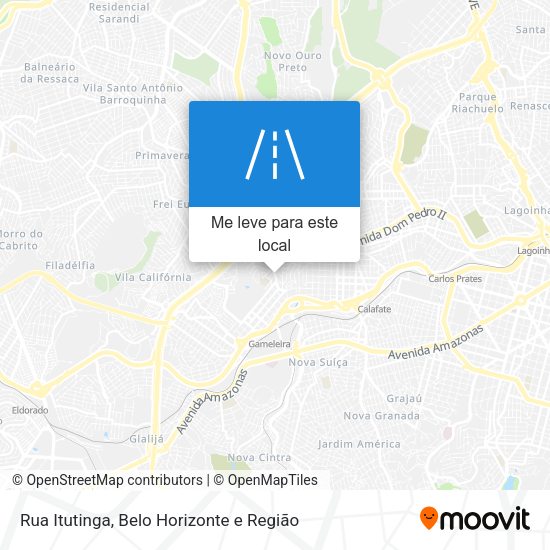 Rua Itutinga mapa