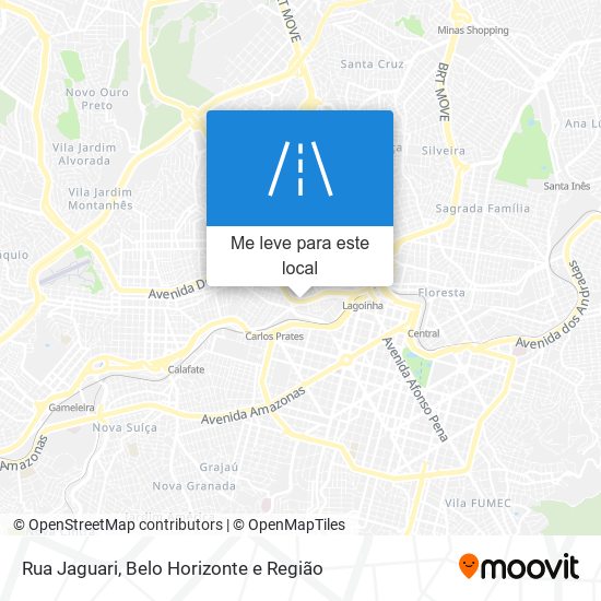 Rua Jaguari mapa