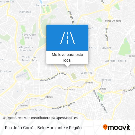 Rua João Corrêa mapa