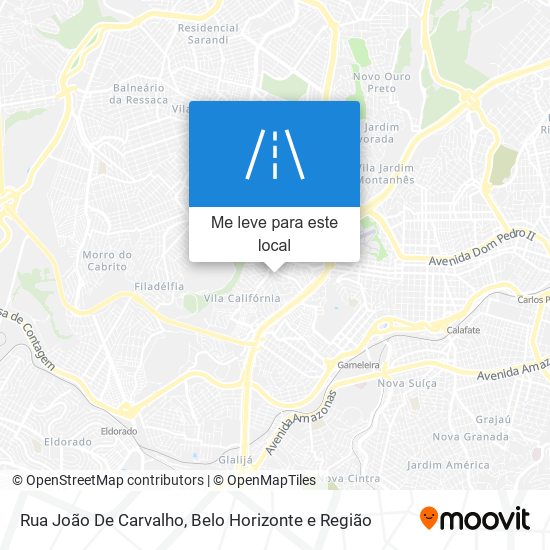 Rua João De Carvalho mapa