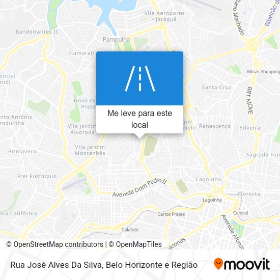 Rua José Alves Da Silva mapa