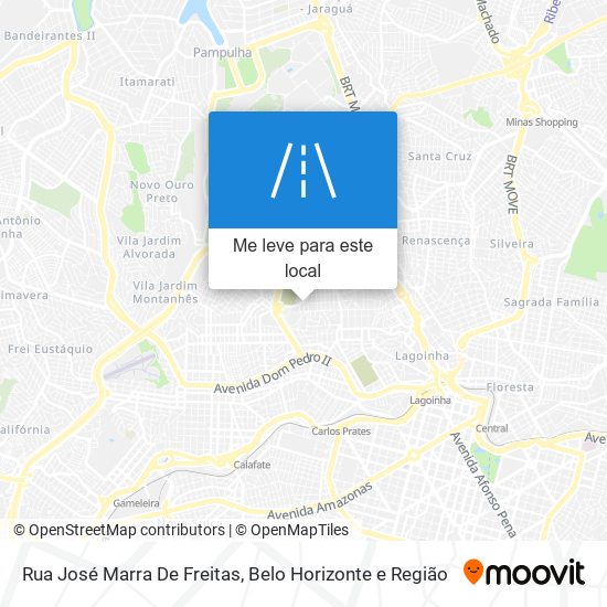 Rua José Marra De Freitas mapa