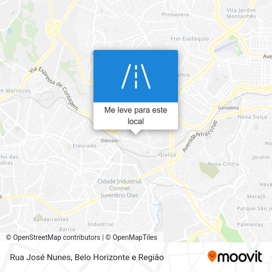 Rua José Nunes mapa