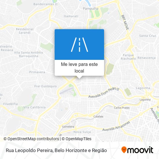 Rua Leopoldo Pereira mapa