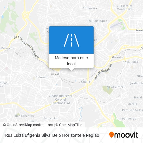 Rua Luiza Efigênia Silva mapa