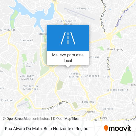 Rua Álvaro Da Mata mapa