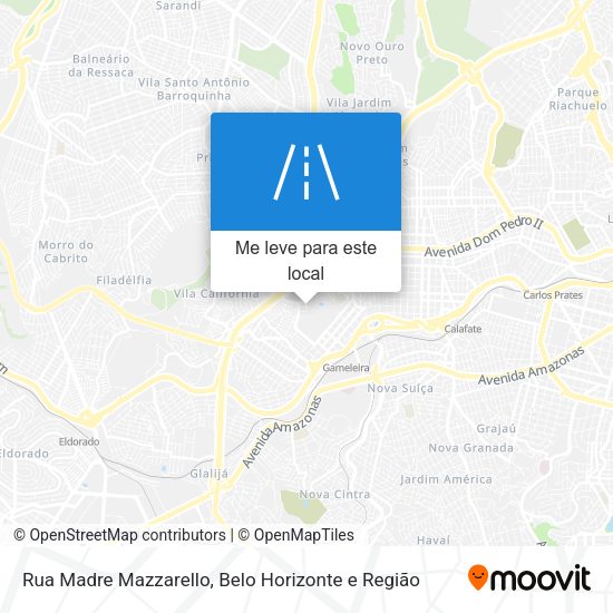 Rua Madre Mazzarello mapa