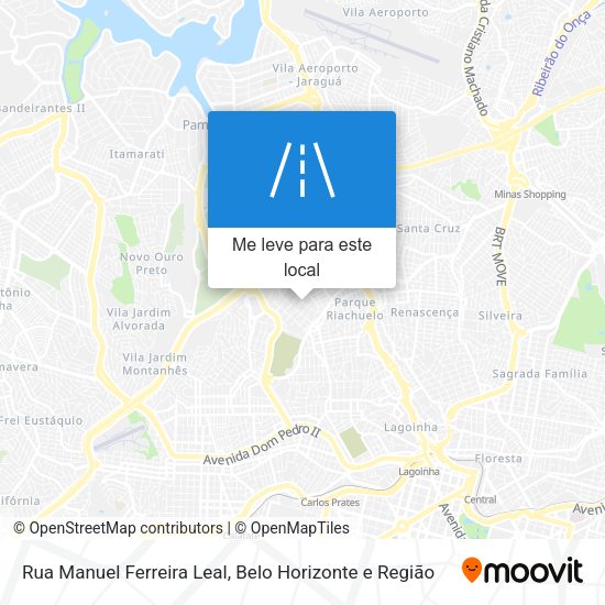 Rua Manuel Ferreira Leal mapa