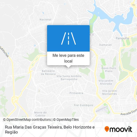 Rua Maria Das Graças Teixeira mapa