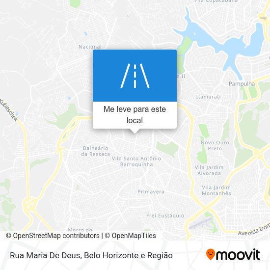 Rua Maria De Deus mapa