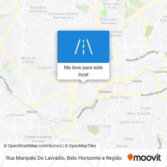 Rua Marquês Do Lavrádio mapa