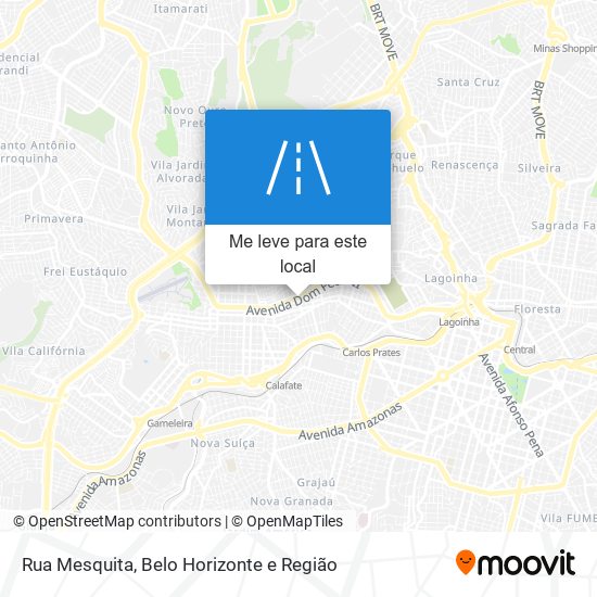 Rua Mesquita mapa