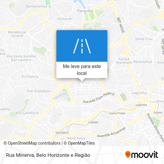 Rua Minerva mapa