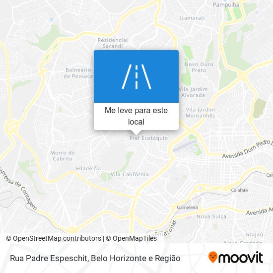 Rua Padre Espeschit mapa