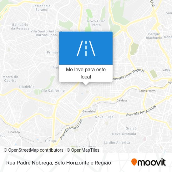 Rua Padre Nóbrega mapa