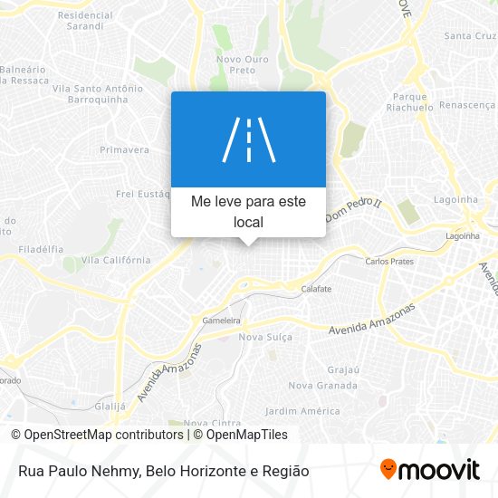Rua Paulo Nehmy mapa