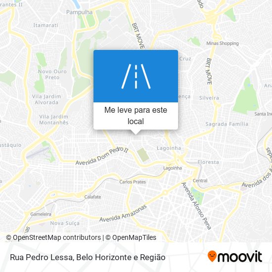 Rua Pedro Lessa mapa