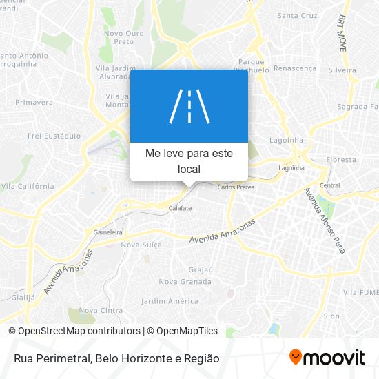 Rua Perimetral mapa