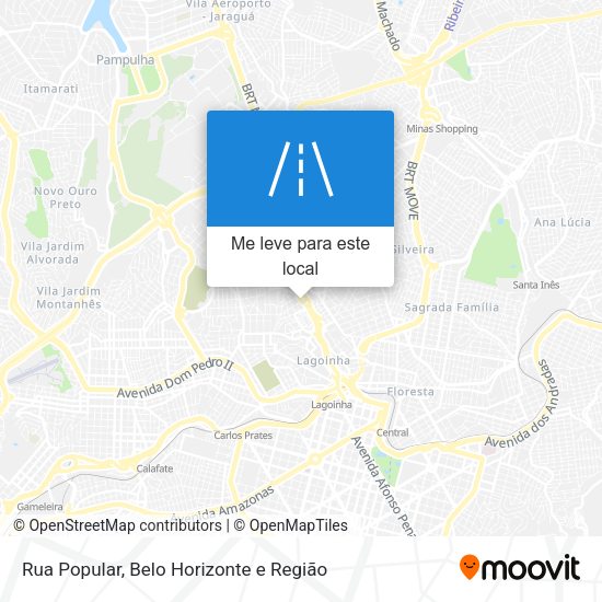 Rua Popular mapa