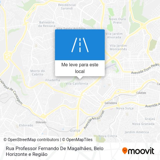 Rua Professor Fernando De Magalhães mapa
