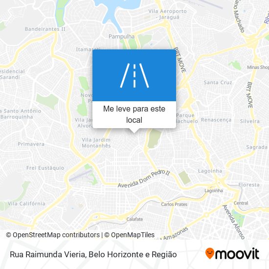 Rua Raimunda Vieria mapa