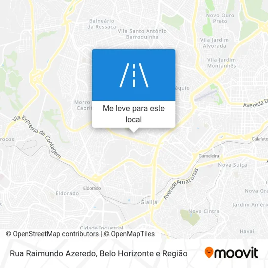Rua Raimundo Azeredo mapa