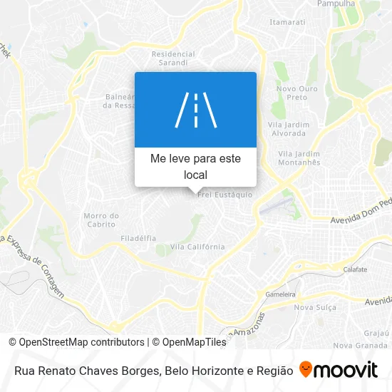 Rua Renato Chaves Borges mapa