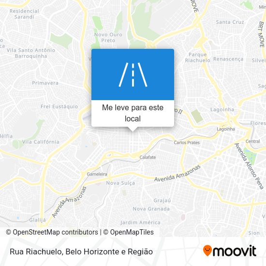 Rua Riachuelo mapa