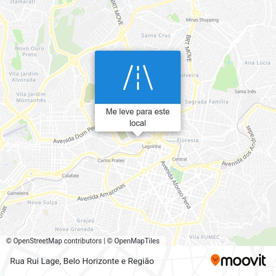 Rua Rui Lage mapa