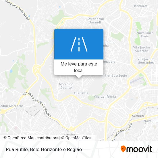 Rua Rutilo mapa