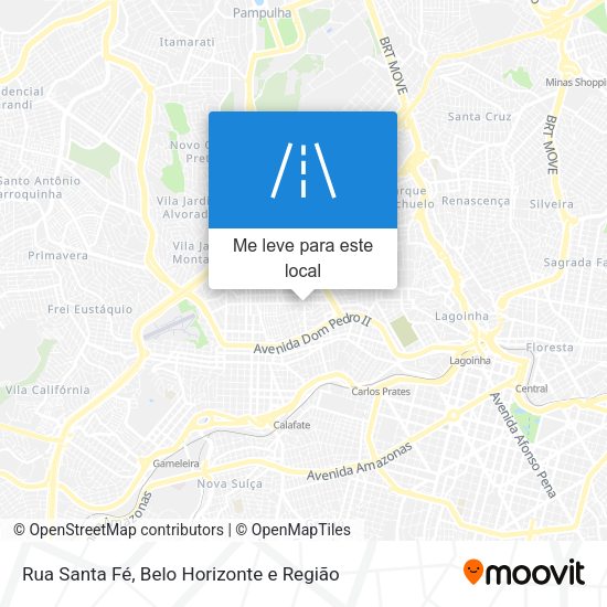 Rua Santa Fé mapa