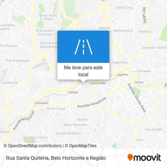 Rua Santa Quitéria mapa